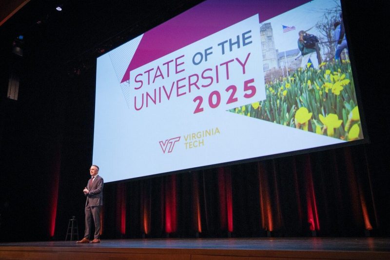 President Sands highlights Virginia Tech’s growth, future in 2025 State of the University address